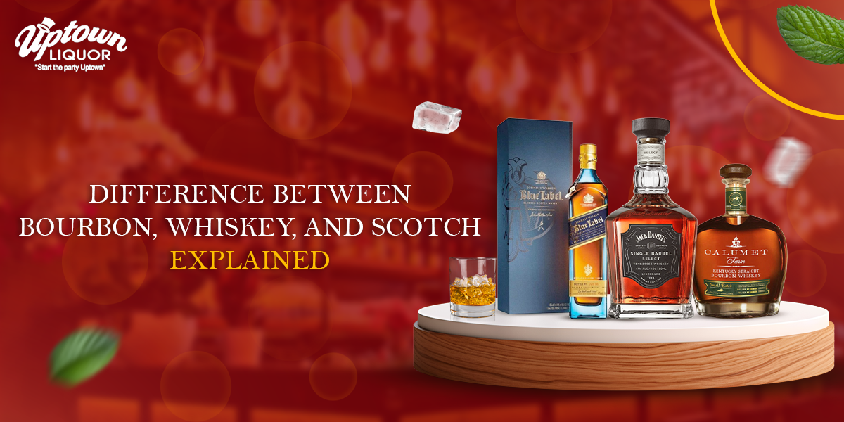 difference between bourbon, whiskey and scotch
